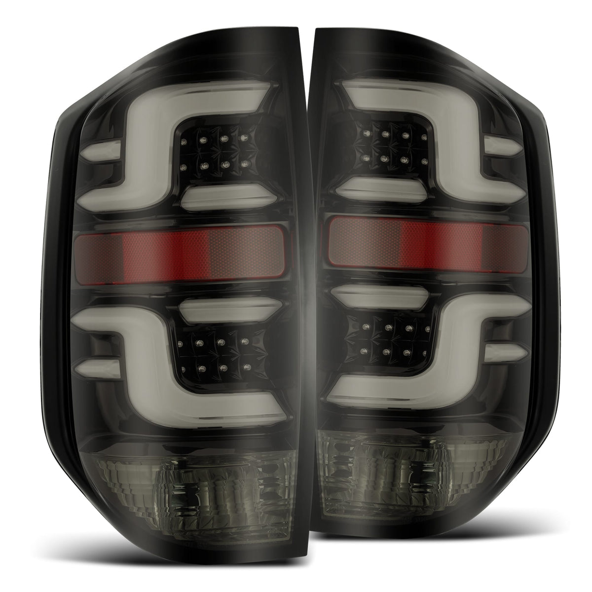 14-21 Toyota Tundra PRO-Series LED Tail Lights Jet Black | AlphaRex