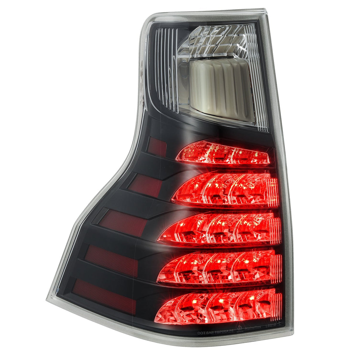 14-23 Lexus GX 460 PRO-Series LED Tail Lights Black Clear | AlphaRex