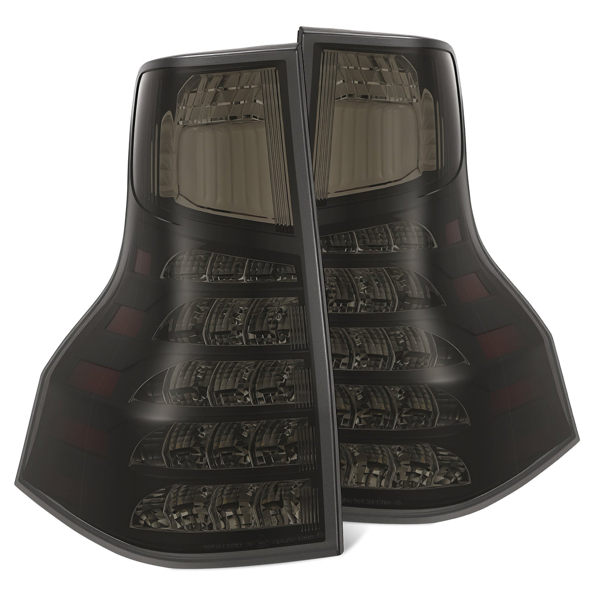 14-23 Lexus GX 460 PRO-Series LED Tail Lights Black Smoke | AlphaRex
