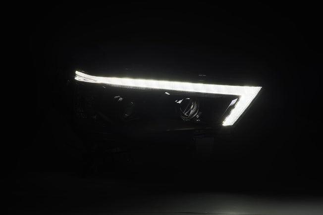 14-24 Toyota 4Runner MK II LUXX-Series LED Projector Headlights Alpha-Black | AlphaRex