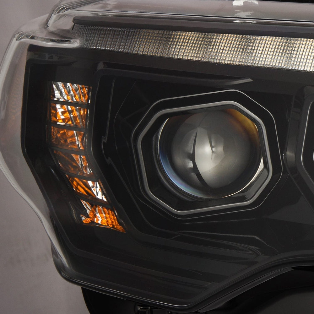 14-24 Toyota 4Runner MK II LUXX-Series LED Projector Headlights Alpha-Black | AlphaRex