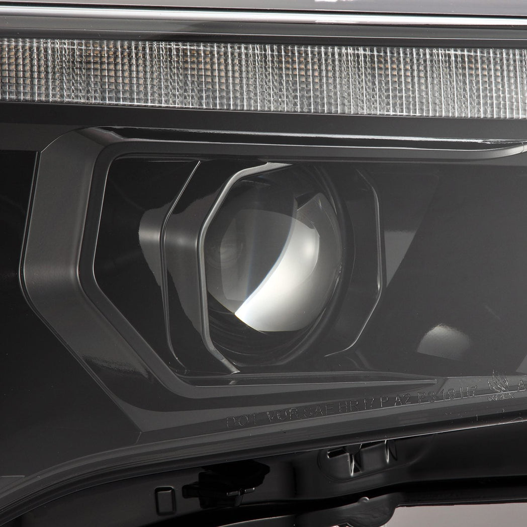 14-24 Toyota 4Runner MK II LUXX-Series LED Projector Headlights Alpha-Black | AlphaRex