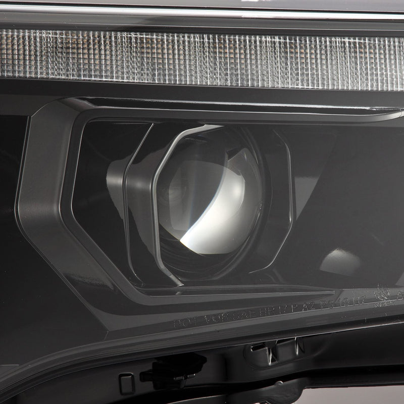 14-24 Toyota 4Runner MK II LUXX-Series LED Projector Headlights Alpha-Black | AlphaRex