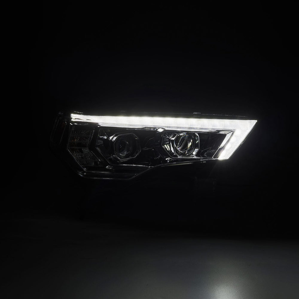 14-24 Toyota 4Runner MK II LUXX-Series LED Projector Headlights Chrome | AlphaRex