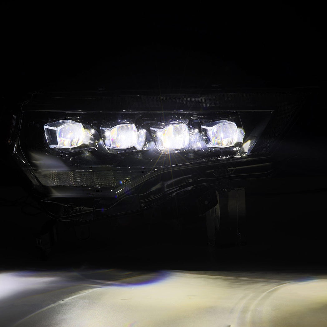 14-24 Toyota 4Runner MK II NOVA-Series LED Projector Headlights Alpha-Black | AlphaRex