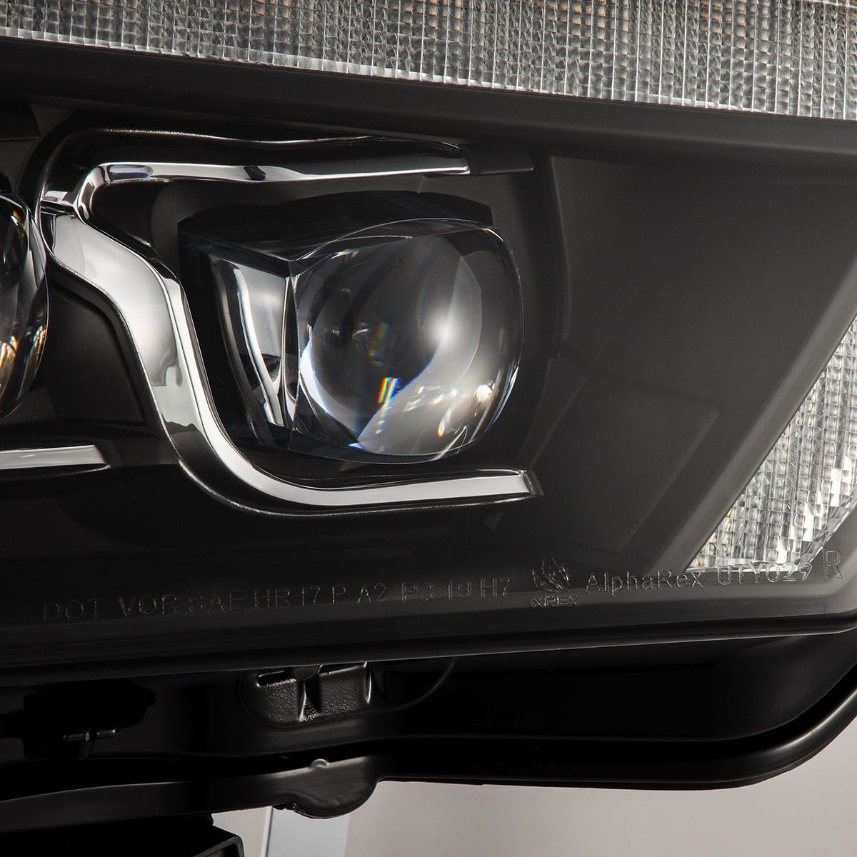 14-24 Toyota 4Runner MK II NOVA-Series LED Projector Headlights Black | AlphaRex