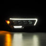16-23 Toyota Tacoma MK II NOVA-Series LED Projector Headlights Alpha-Black | AlphaRex