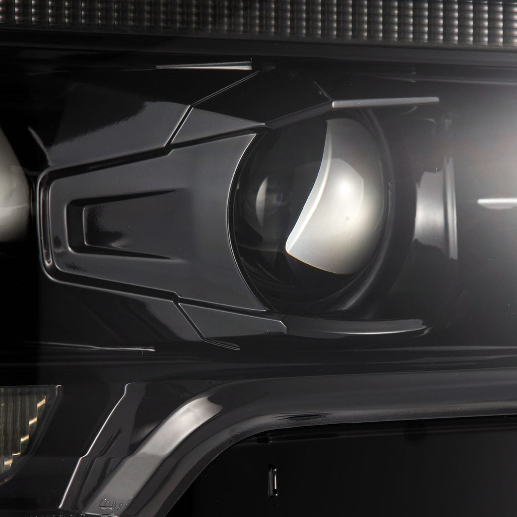 16-23 Toyota Tacoma MK II PRO-Series Halogen Projector Headlights Alpha-Black | AlphaRex