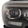 16-23 Toyota Tacoma MK II PRO-Series Halogen Projector Headlights Black | AlphaRex