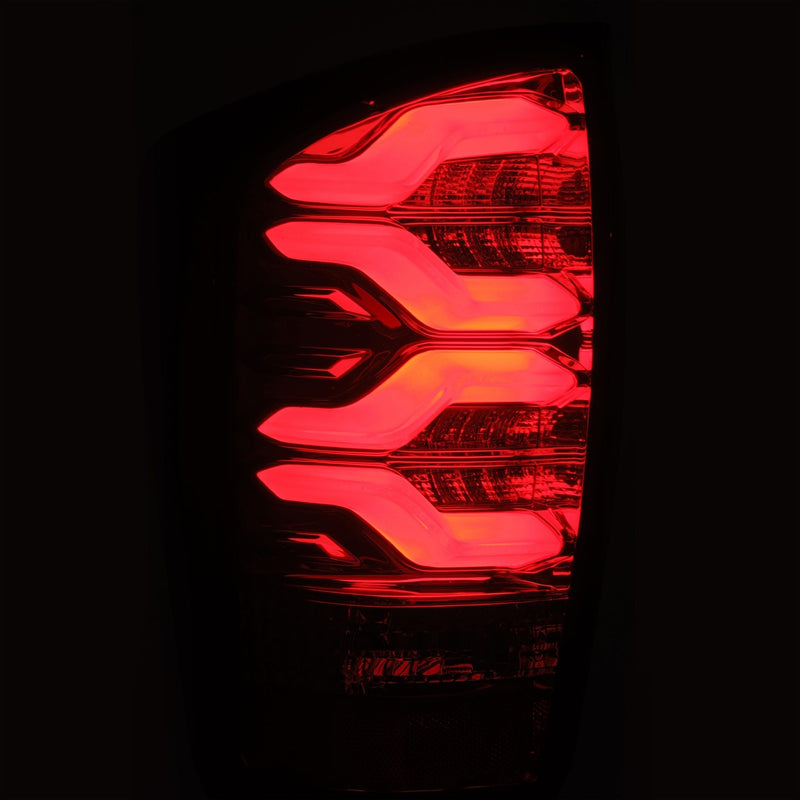 16-23 Toyota Tacoma PRO-Series LED Tail Lights Jet Black | AlphaRex