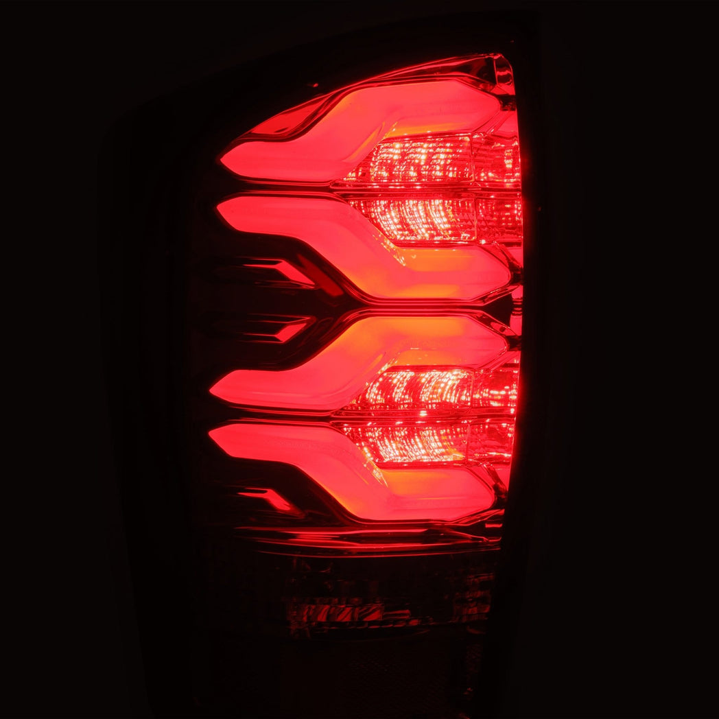 16-23 Toyota Tacoma PRO-Series LED Tail Lights Jet Black | AlphaRex