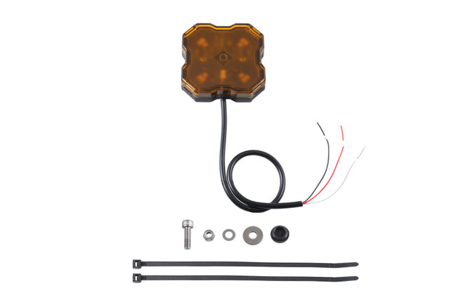 Stage Series Single Color LED Rock Light - Amber Hookup (one)