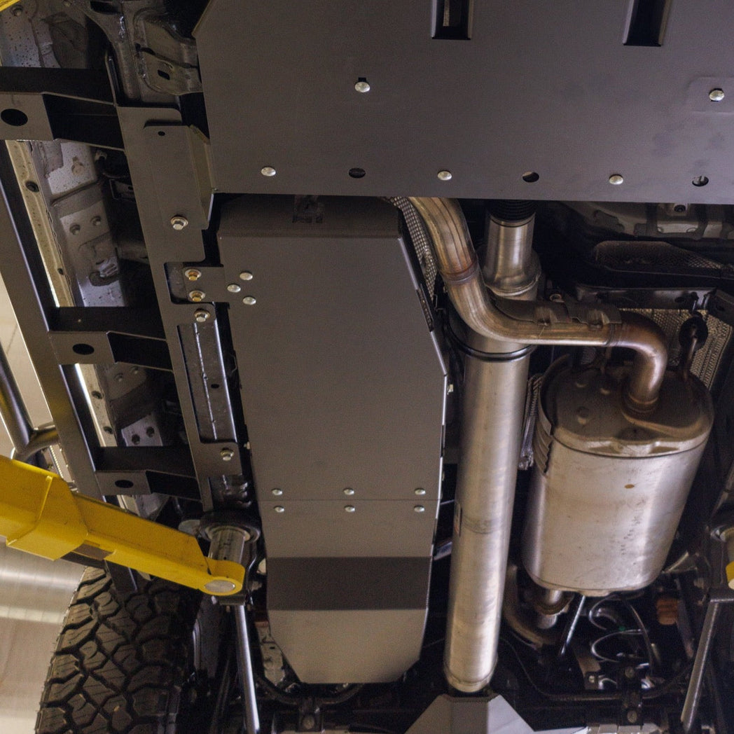 View of the C4 Fuel Tank Skid for the 2024+ Tacoma.