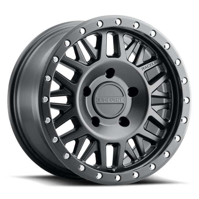 951B Ryno 17x8.5in / 6x139.7 BP / 0mm Offset / 106.1mm Bore - Satin Black Wheel