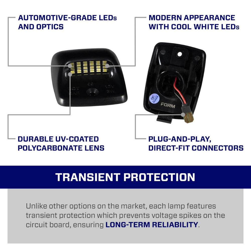 2005-2015 Toyota Tacoma LED License Plate Lights (pair)