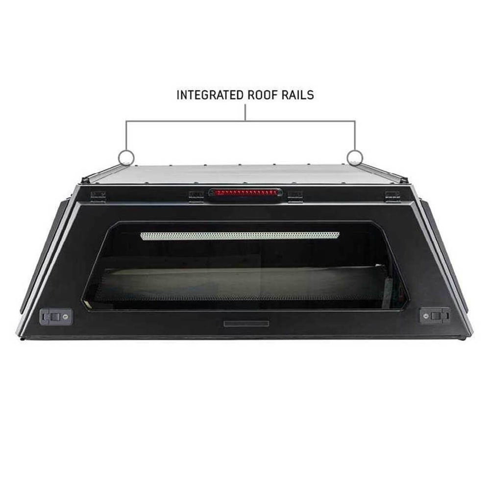 2007-2021 Toyota Tundra Expedition Truck Cap W/Full Wing Doors, Front and Rear Windows & 3rd Brake Light