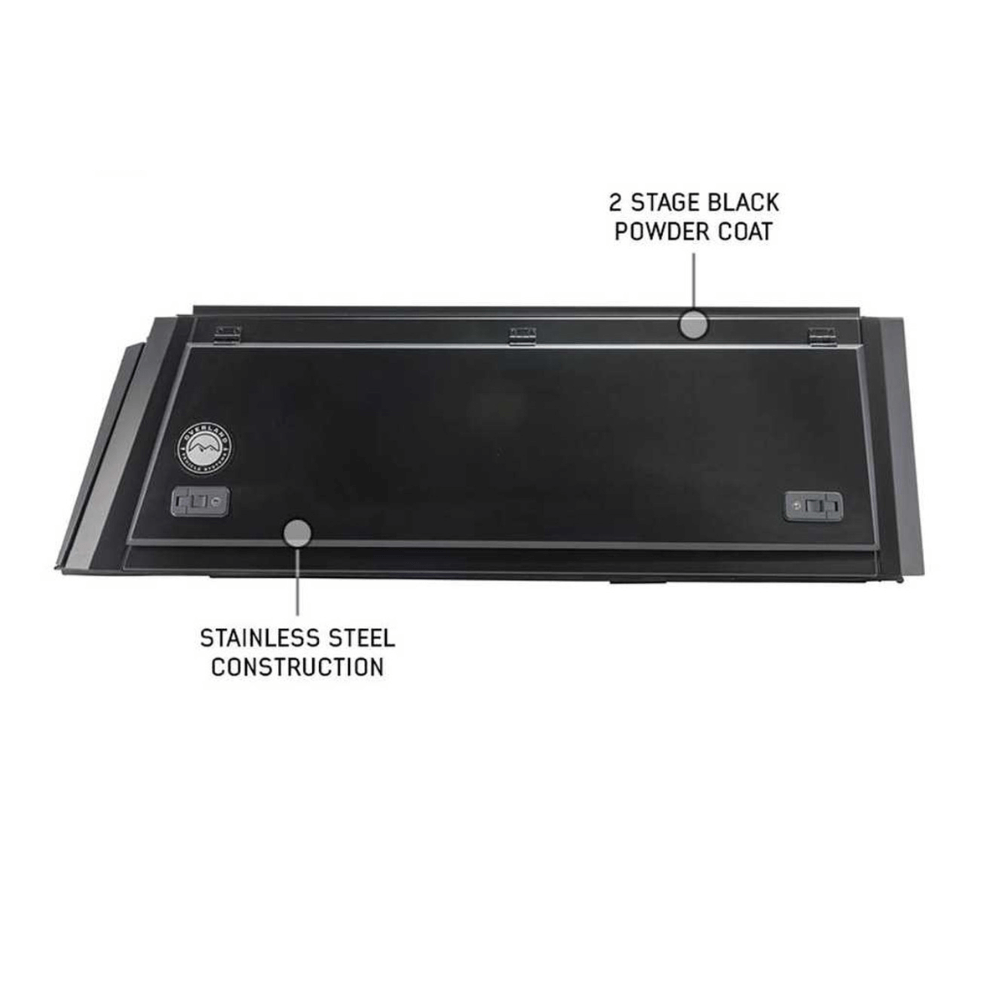 2007-2021 Toyota Tundra Expedition Truck Cap W/Full Wing Doors, Front and Rear Windows & 3rd Brake Light