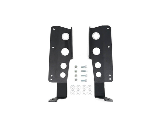 42" Hidden Grille Curved LED Light Bar Mounting Brackets For 2014-2021 Toyota Tundra