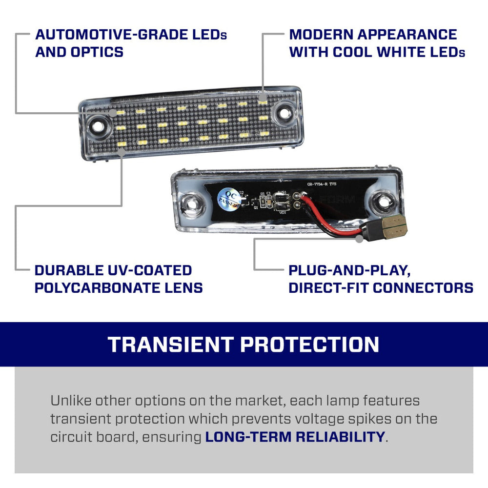 2014-2024 Toyota 4Runner LED License Plate Lights (pair)