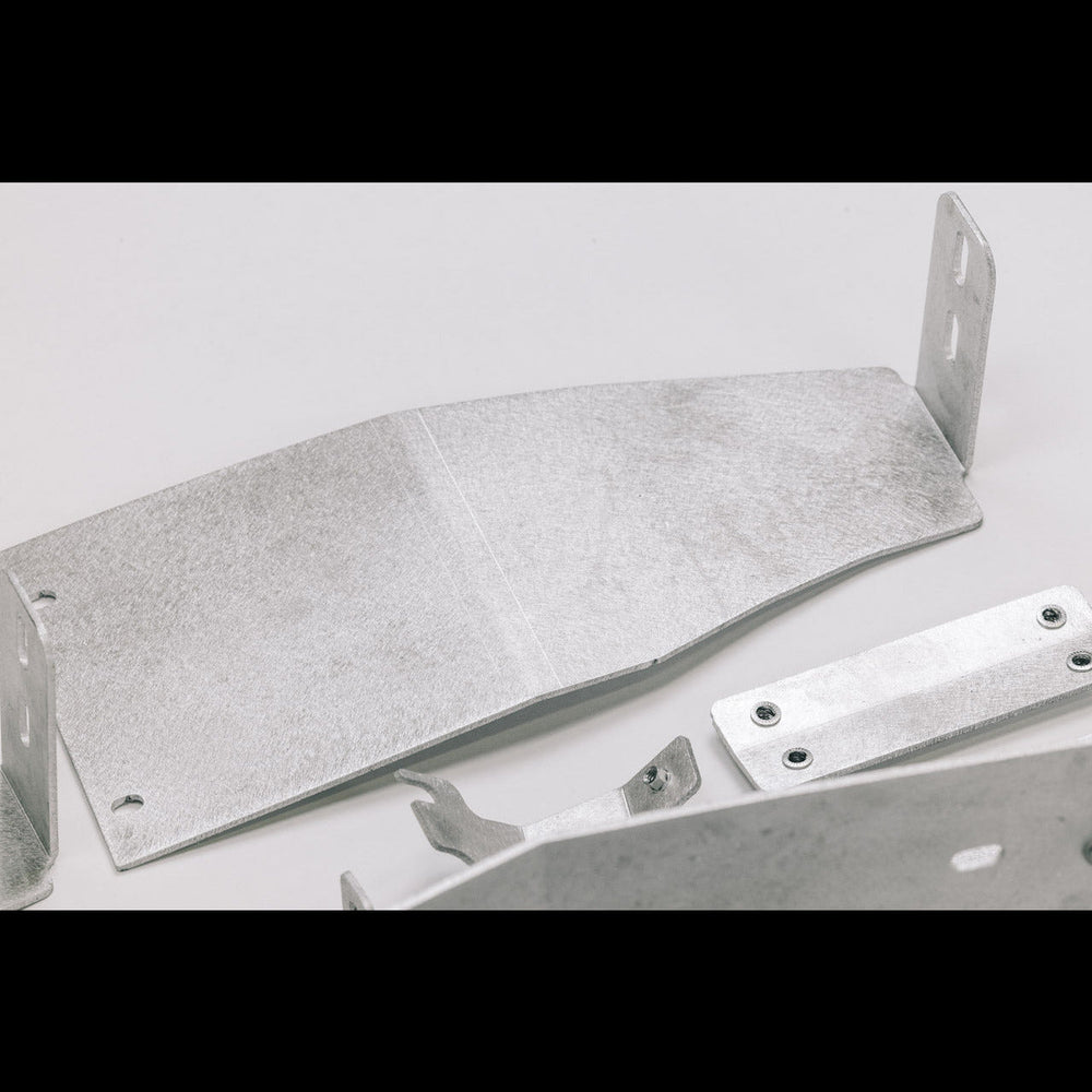 View of the fender liner bends on the inner fender liners from C4.