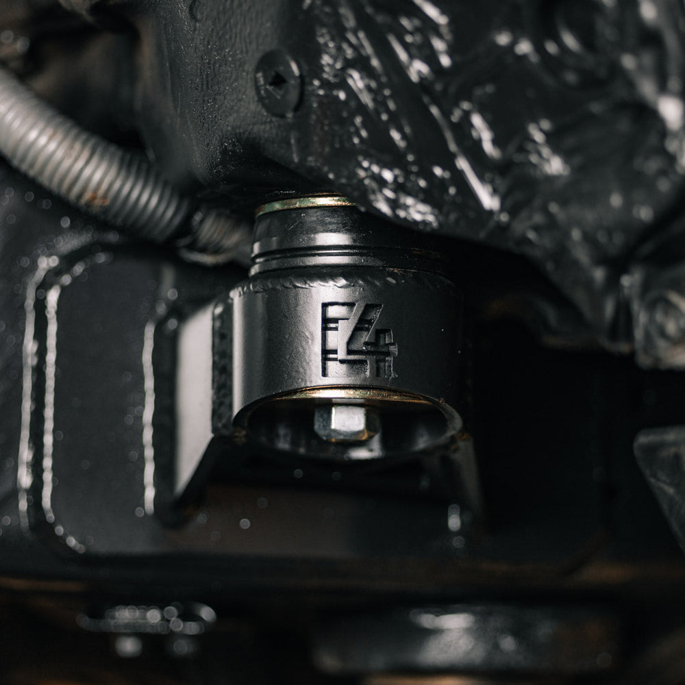 Body mount relocation from C4 installed.