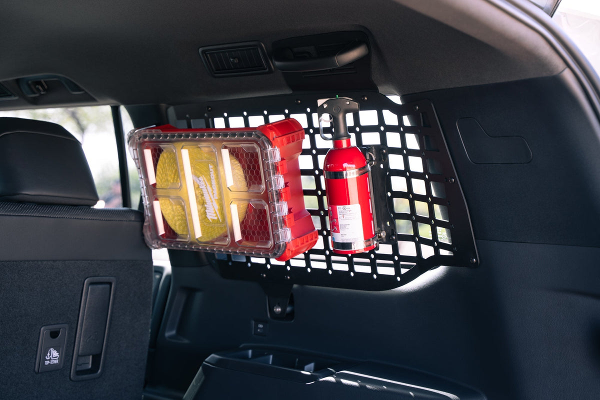 Installed 2024 Toyota Land Cruiser Rear Window Molle Storage Panels