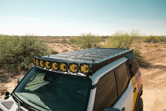 2024-2025 Land Cruiser & Lexus GX 550 Roof Rack KC HiLites Round Light Mount