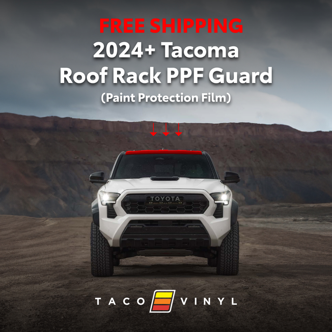 2024+ Tacoma PPF Roof Rack Guard
