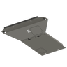 Digital rendering showing the construction of the C4 Front Skid Plate for the 4th Gen Tacoma. 