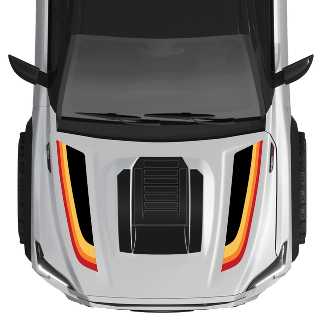 2024+ Tacoma Fury Hood Scoop Stamp (W/ Long Fangs)