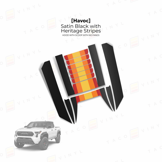 2024+ Tacoma Havoc Hood Scoop Stamp (W/ No Fangs)