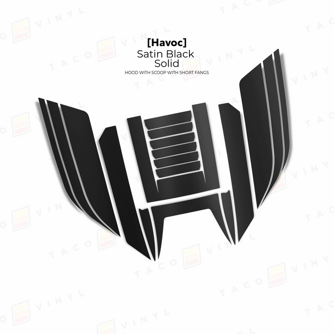2024+ Tacoma Havoc Hood Scoop Stamp (W/ Short Fangs)