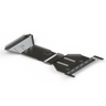 Inside view of a digital rendering of the full skid plate system for the 4th Gen Tacoma non-Hybrid showing the internal structure and reinforcements.