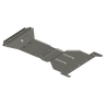 Digital rendering showing the full skid plate kit from C4 for the 2024+ Tacoma non-Hybrid with the sway bar disconnect system.