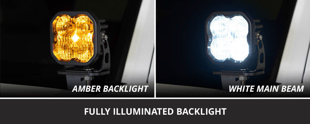 Stage Series Backlit Ditch Light Kit for 2010-2024 Toyota 4Runner