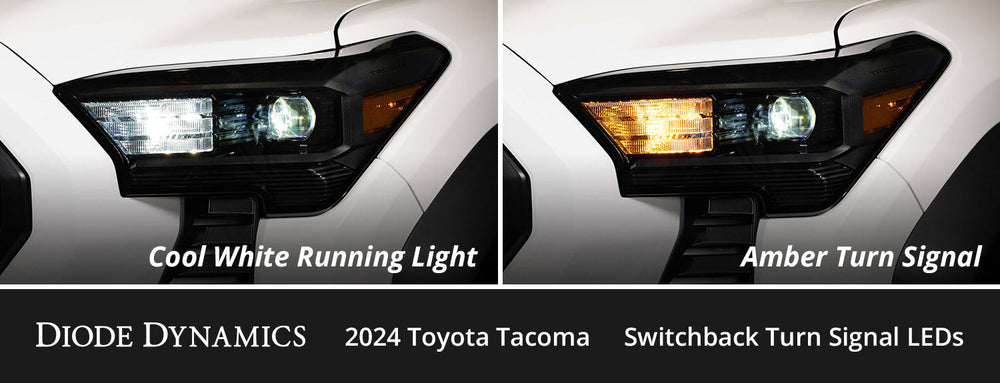 Switchback Turn Signal LEDs for 2024-2026 Toyota Tacoma (pair)