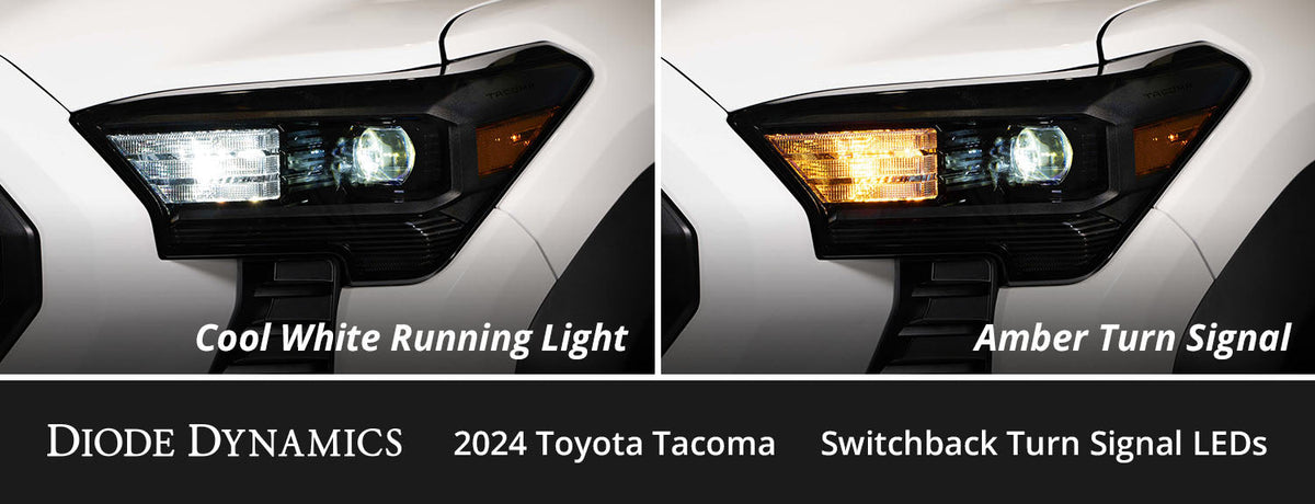 Switchback Turn Signal LEDs for 2024-2026 Toyota Tacoma (pair)