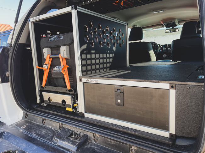 Toyota 4Runner 2010-2024 5th Gen. - Single Drawer Module with Fitted Top Plate - 22-3/16"W x 10"H x 36"D