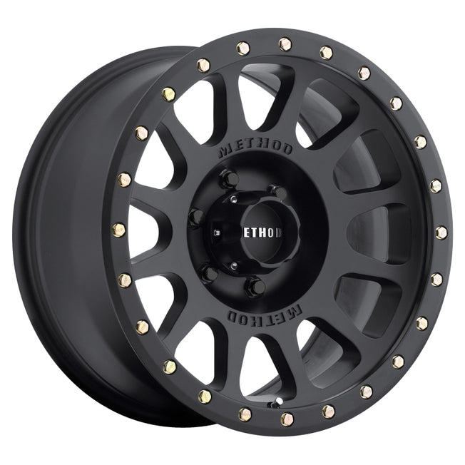 305 NV 17x8.5 0mm Offset 6x5.5 108mm CB Matte Black Wheel