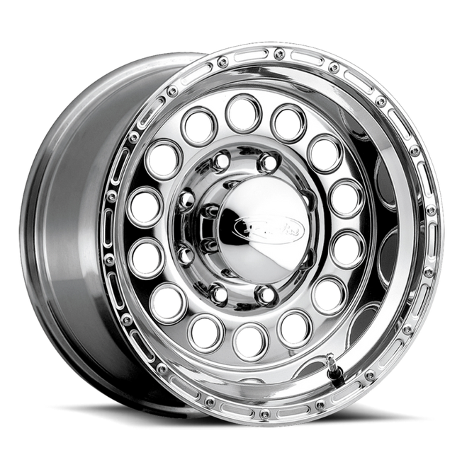 887 Rock Crusher 16x8in / 6x139.7 BP / -20mm Offset / 107.95mm Bore - Polished Wheel