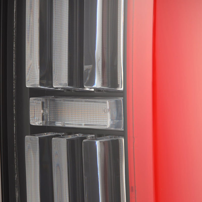 22-25 Toyota Tundra NOVA-Series Prismatic LED Tail Lights Black Red | AlphaRex