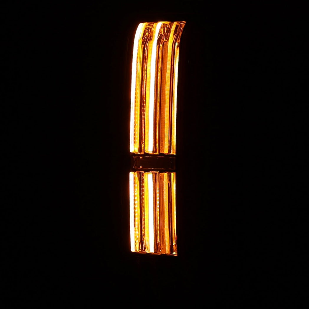 22-25 Toyota Tundra NOVA-Series Prismatic LED Tail Lights Black Red | AlphaRex