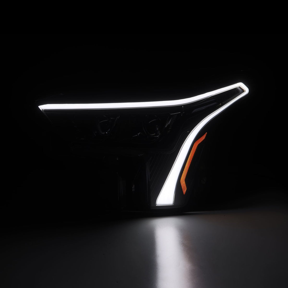 22-25 Toyota Tundra/Sequoia LUXX-Series LED Projector Headlights Alpha-Black | AlphaRex