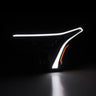 22-25 Toyota Tundra/Sequoia LUXX-Series LED Projector Headlights Alpha-Black | AlphaRex
