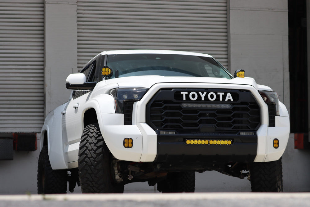 22-25 Toyota Tundra/Sequoia LUXX-Series LED Projector Headlights Alpha-Black | AlphaRex