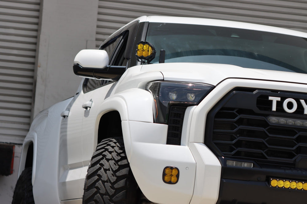 22-25 Toyota Tundra/Sequoia LUXX-Series LED Projector Headlights Alpha-Black | AlphaRex