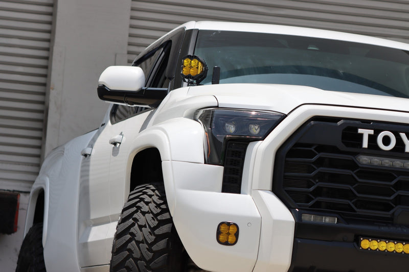 22-25 Toyota Tundra/Sequoia LUXX-Series LED Projector Headlights Alpha-Black | AlphaRex