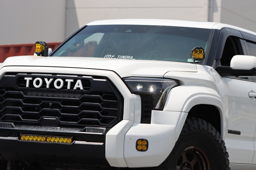 22-25 Toyota Tundra/Sequoia LUXX-Series LED Projector Headlights Alpha-Black | AlphaRex