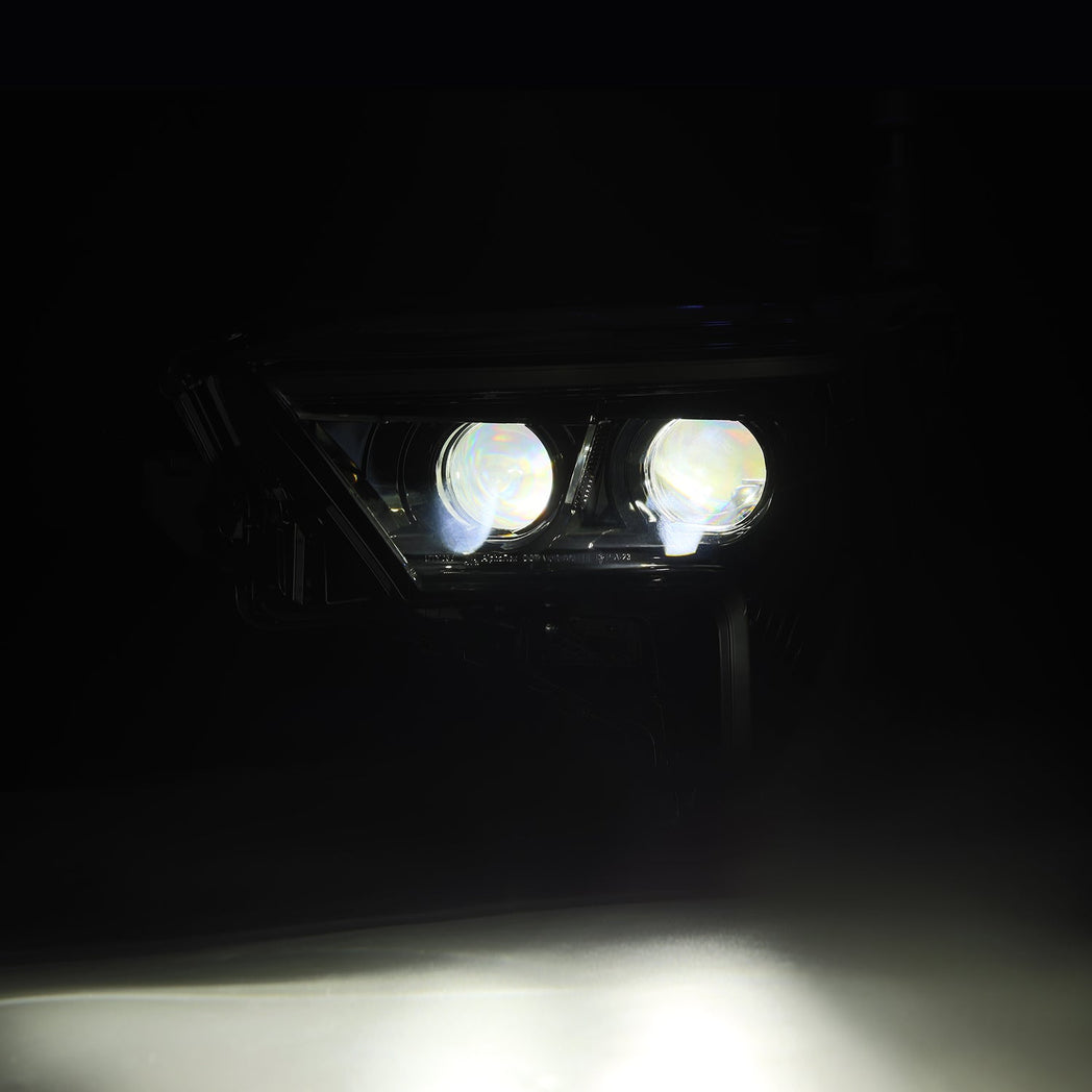 22-25 Toyota Tundra/Sequoia LUXX-Series LED Projector Headlights Alpha-Black | AlphaRex