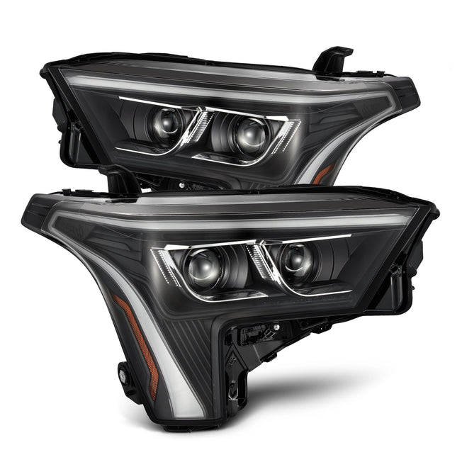22-25 Toyota Tundra/Sequoia LUXX-Series LED Projector Headlights Black | AlphaRex